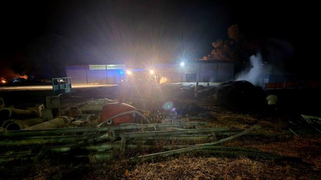 Imágenes del incendio en El Prado