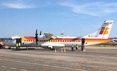 El primer vuelo de Badajoz a Palma de Mallorca sufre este sábado un retraso de 35 minutos