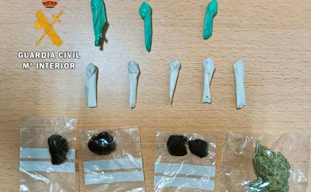 Un detenido y otro investigado por tráfico de drogas en Malpartida de Cáceres