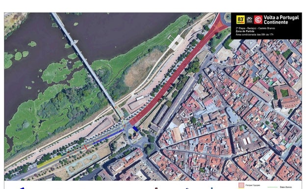 Entrepuentes y Circunvalación se cerrarán al tráfico a partir de las seis de esta tarde por la Volta a Portugal
