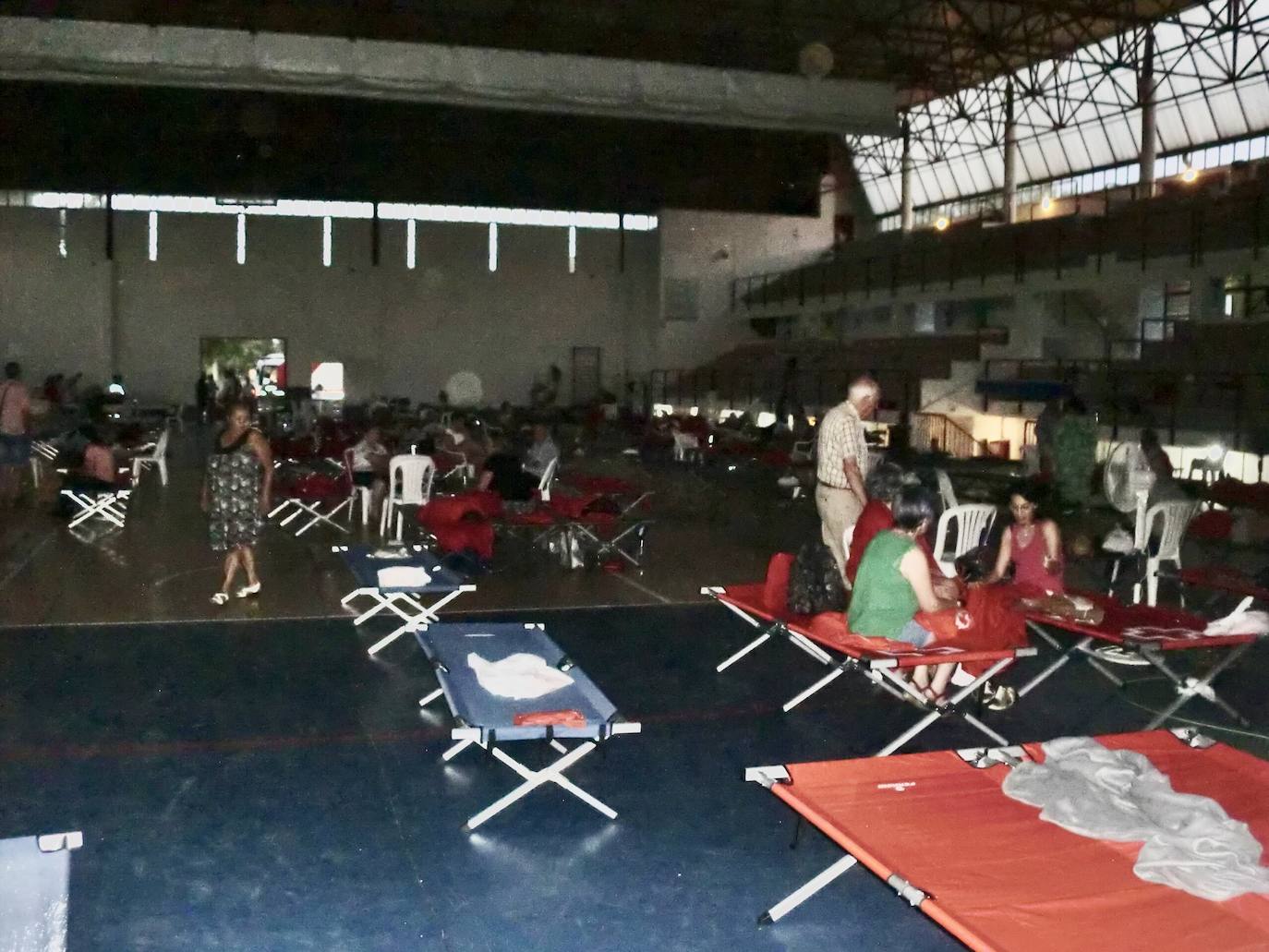 Los vecinos alojados en Moraleja se encuentran en buen estado