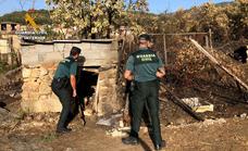 El incendio junto a la ermita de Santa Ana, en Cuacos de Yuste, fue provocado por dos menores
