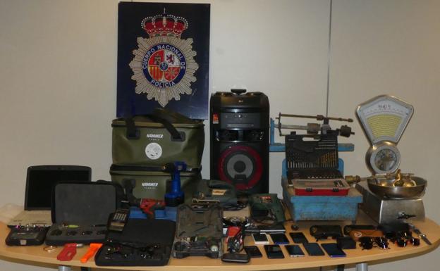 Cinco detenidos en Villanueva de la Serena por tráfico de drogas y receptación