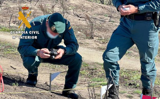 Una línea eléctrica en mal estado, causante de un incendio en julio en Villanueva de la Vera