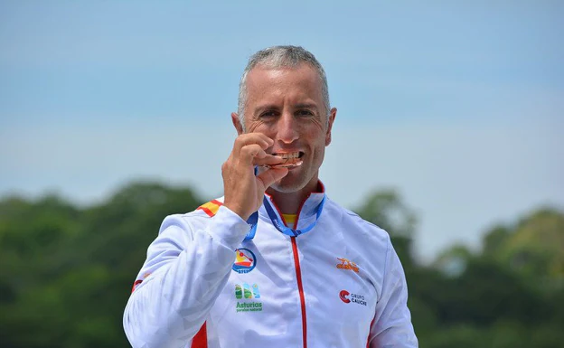 Juan Valle, campeón de Europa en el KL3 200 metros