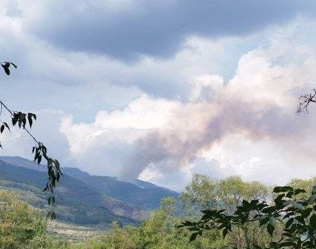 Imágenes del incendio declarado en Tornavacas