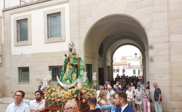 Procesión de la Virgen de Guadalupe del Vaquero. 