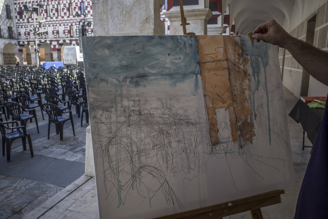 El Badajoz más monumental se hace cuadro