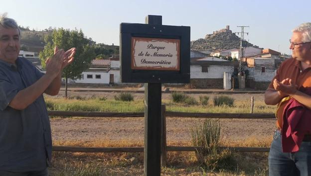 El Alto de la Plata de Alconchel ya se llama Parque de la Memoria Democrática