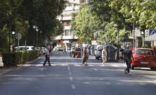 Calzadas despejadas, 'barra libre' de autobús y repartidores indignados en el Día sin Coches en Cáceres