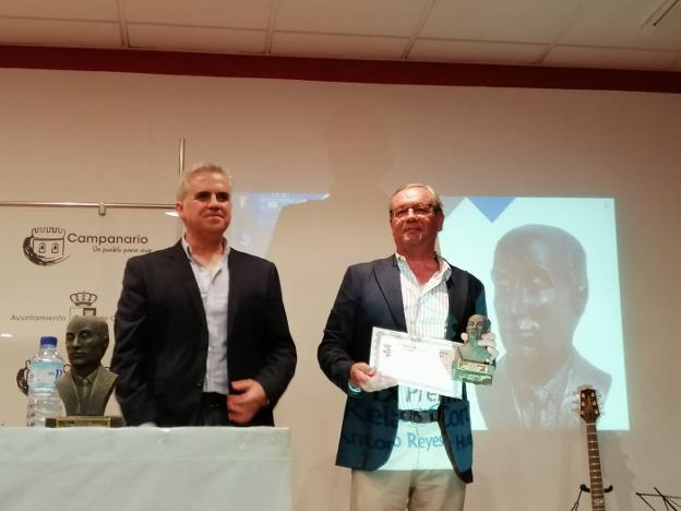 Alfonso Barragán vuelve a ganar el Premio Reyes Huertas