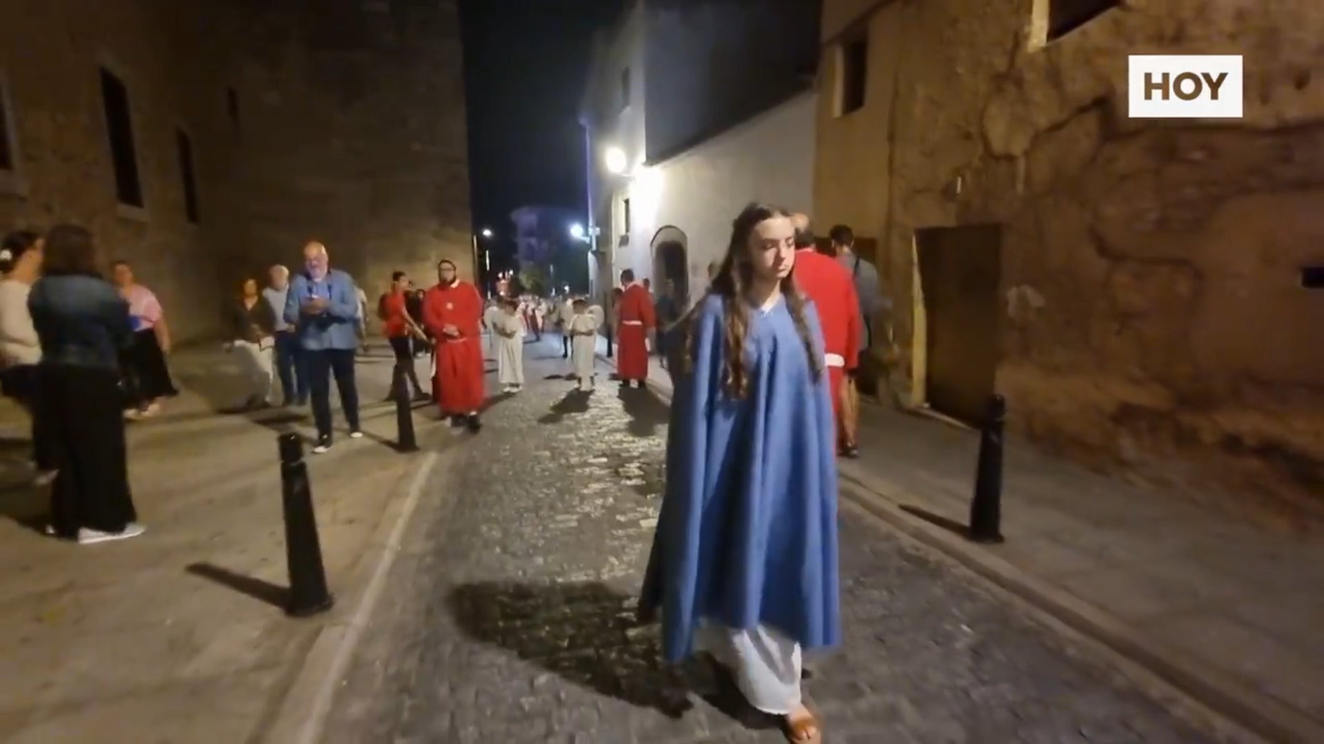 Mérida recrea el martirio de Santa Eulalia