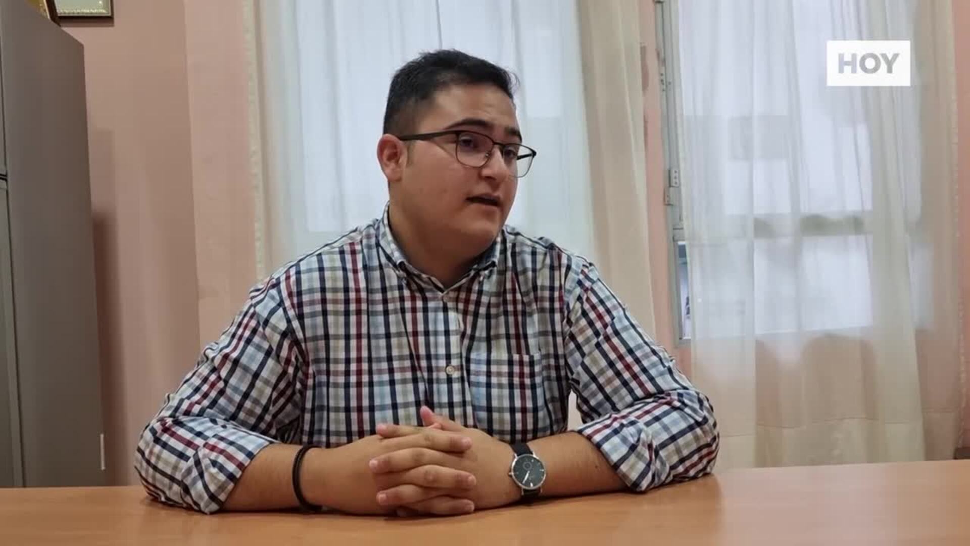 Óscar Rueda: «El objetivo de los próximos cuatro años es el arreglo de las calles del barrio»