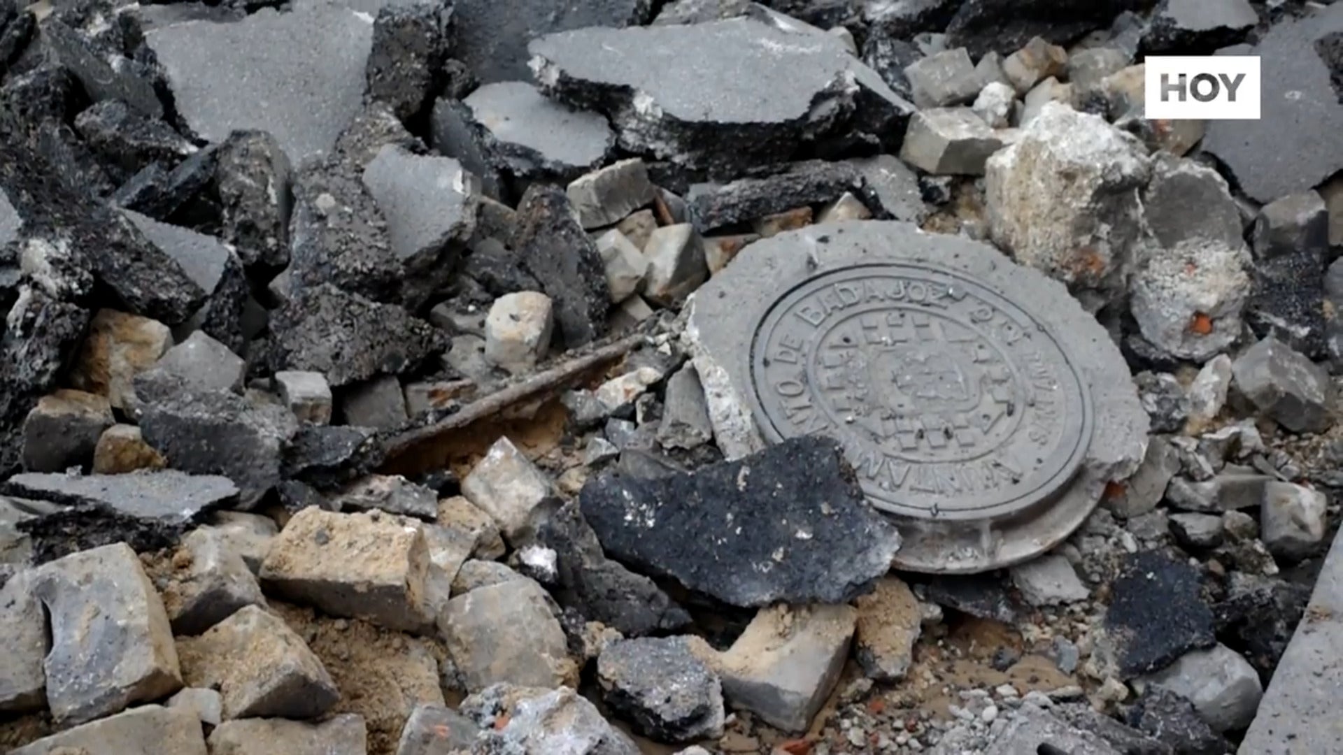 ​​Encuentran restos de la vía del antiguo tranvía en la obra de Puerta Palmas