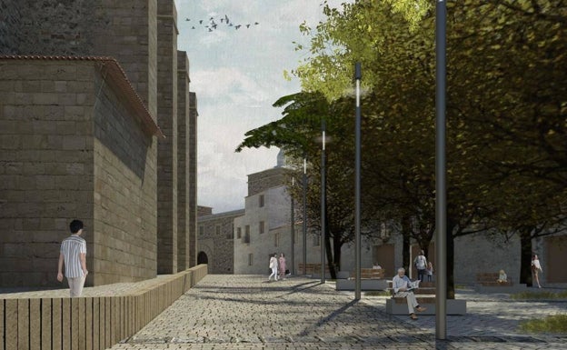 Así quedará la Plaza de Santiago tras la reforma