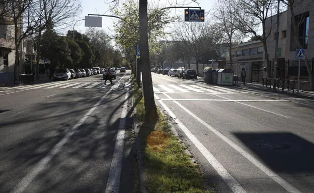 Imagen de archivo de la avenida de la Hispanidad de Cáceres, donde tuvo lugar el hecho.