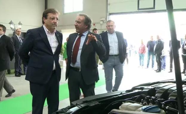 Abre en Lobón el «primer taller europeo» que transforma vehículos a hidrógeno