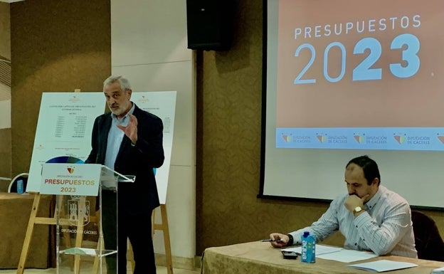 La Diputación de Cáceres eleva su presupuesto hasta los 156 millones, sin nuevos créditos y más tesorería para los ayuntamientos