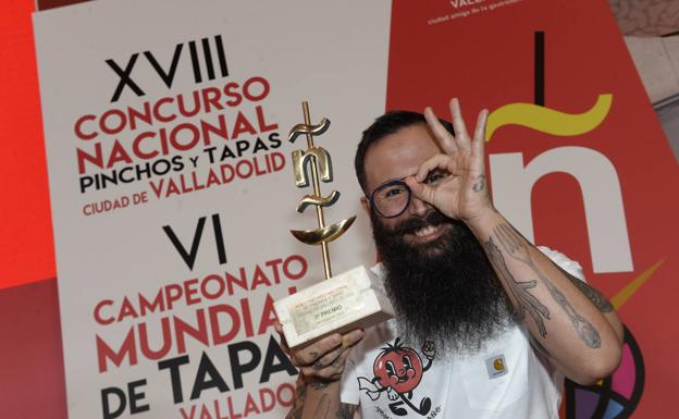 Alberto Montes se hace con el tercer premio del concurso Nacional de Pinchos y Tapas