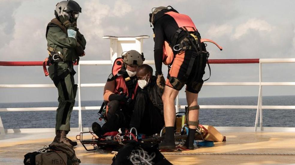Las imágenes del rescate del 'Ocean Viking'