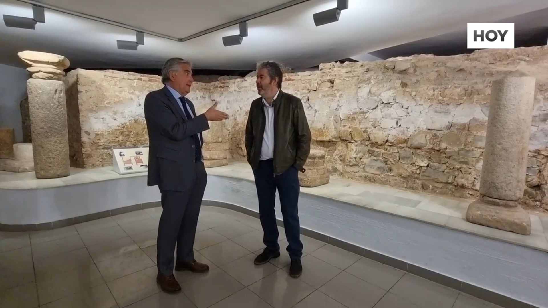 La cloaca romana escondida en Santo Domingo