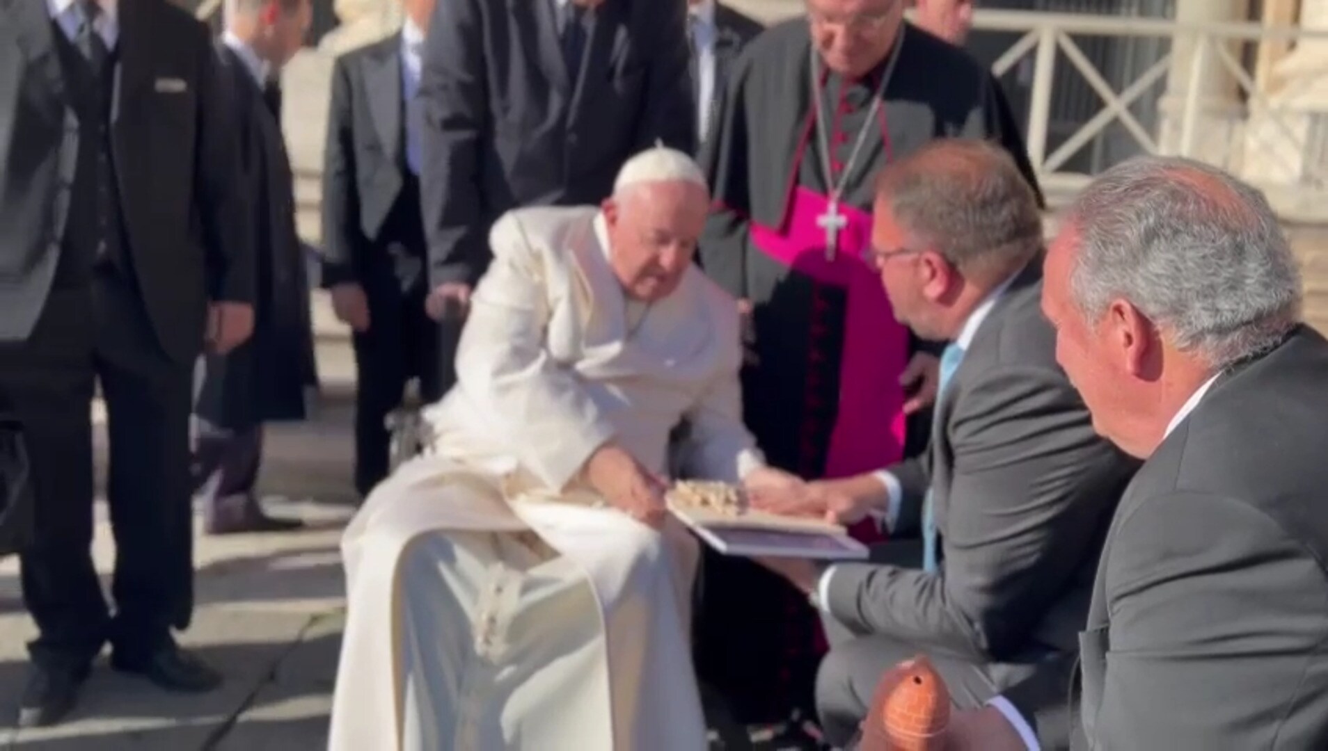El Papa Francisco recibe al alcalde de Mérida