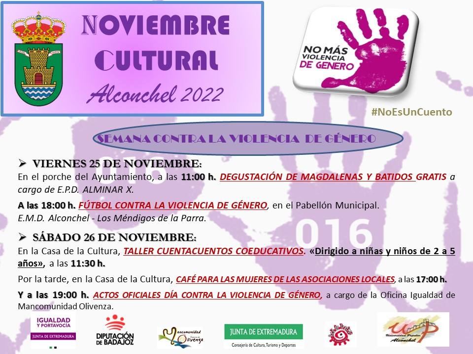 Alconchel visibiliza la lucha contra la violencia machista con un programa de actividades