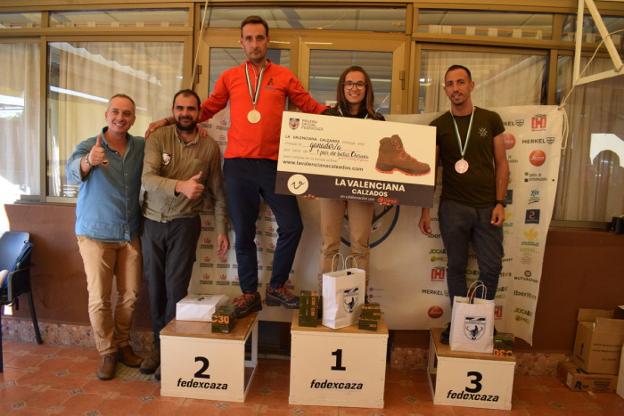 María Fernández, primera mujer en ganar la final de Caza Menor con Perro