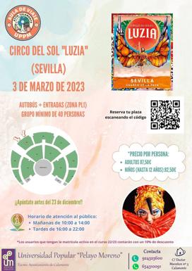 La UPPM organiza un viaje al Circo del Sol