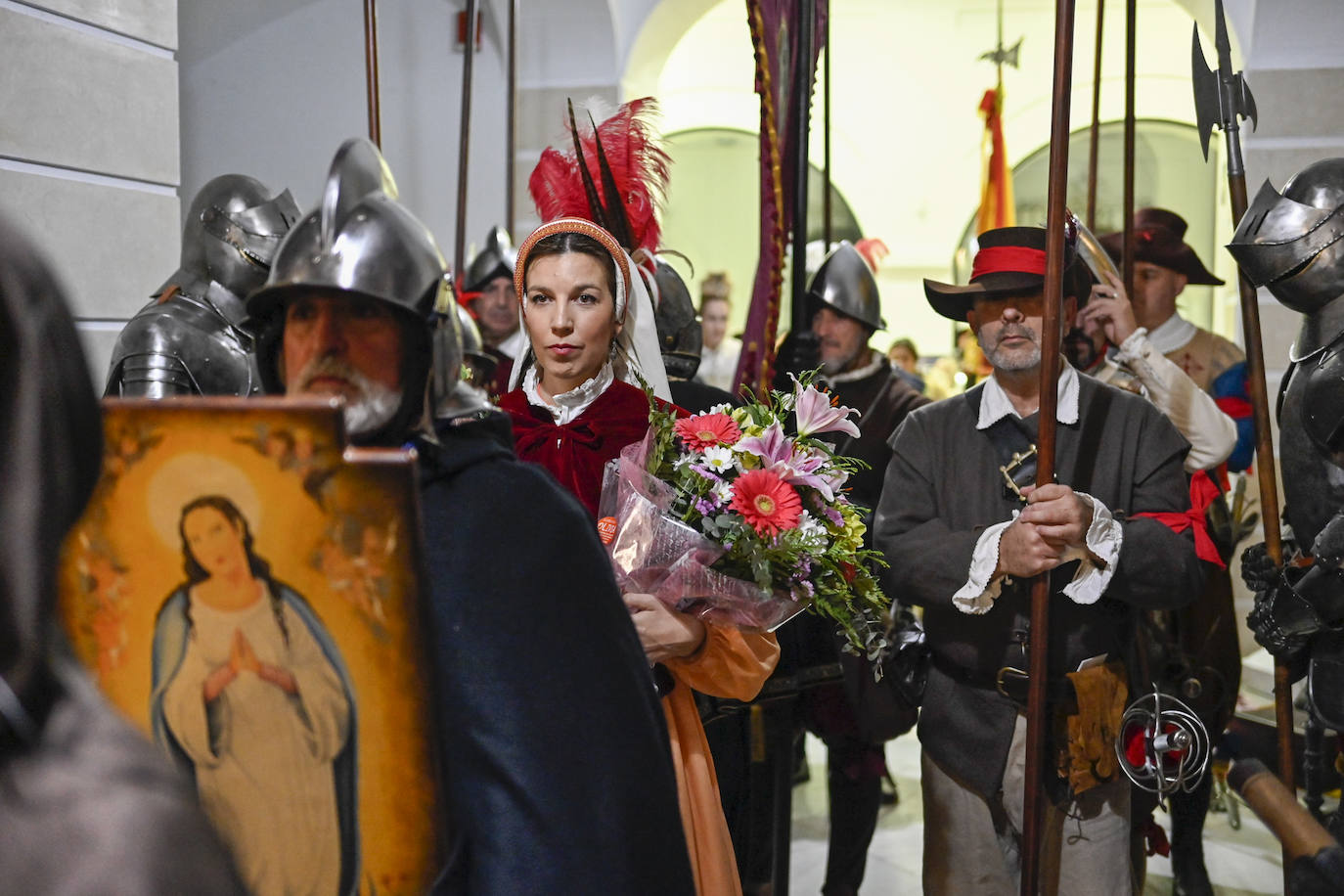 Los Tercios recrean en Badajoz el milagro de Empel