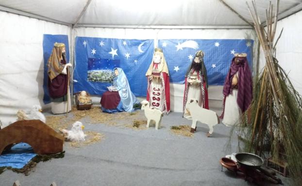 El Belén Monumental de la Asociación 'Amanecer' sufre actos vandálicos