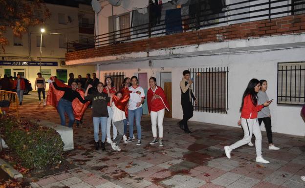 Así han celebrado en Talayuela el triunfo de Marruecos contra España en Qatar
