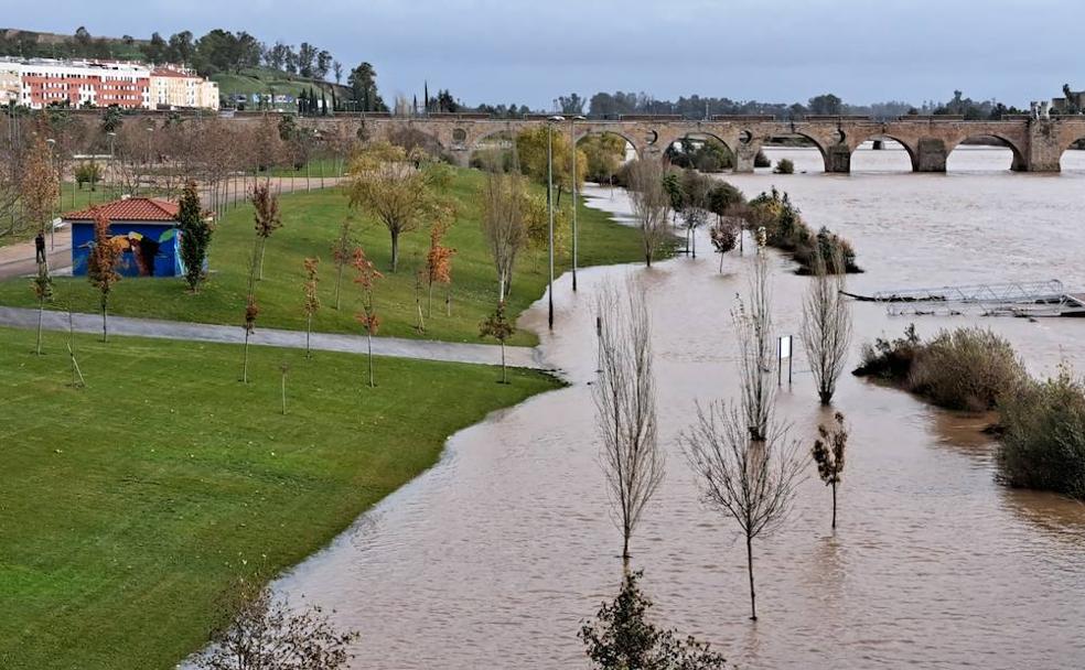 Parques inundados, cascadas espectaculares y senderos intransitables en Extremadura