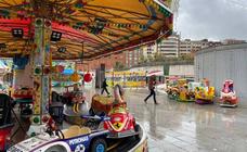 Los feriantes de Badajoz confían en recuperar las pérdidas por la lluvia y el largo puente