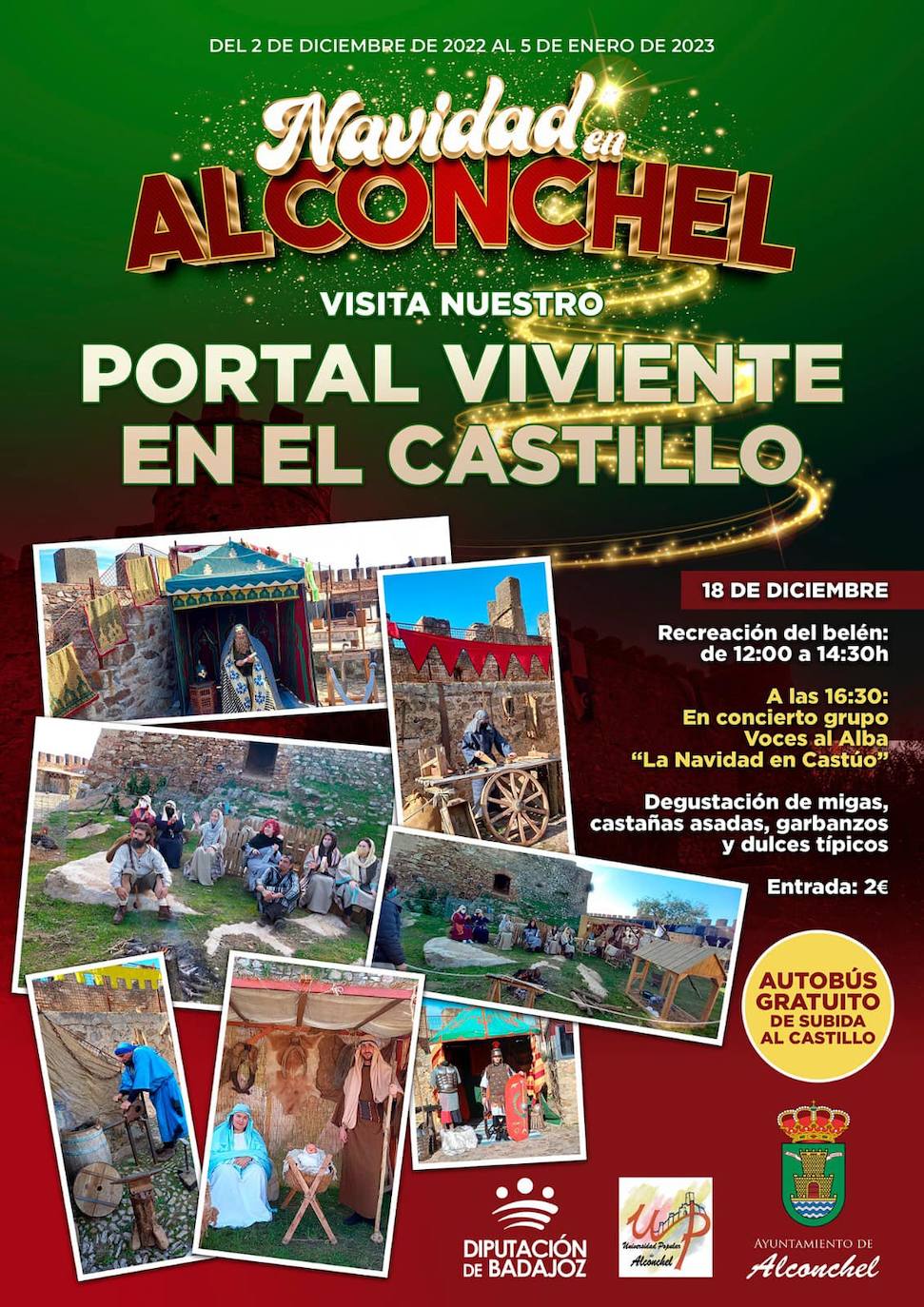 Este domingo se celebrará el XIV Belén Viviente de Alconchel