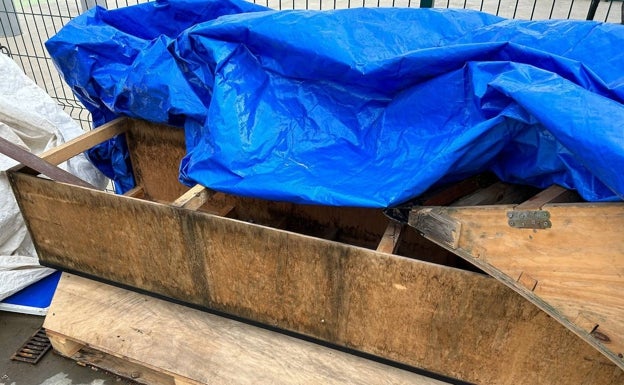 Las lluvias estropean las rampas del Club de Skate de Badajoz