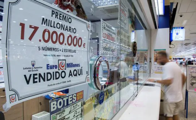 Un acertante del Euromillones se lleva más de 51 millones de euros en Bilbao