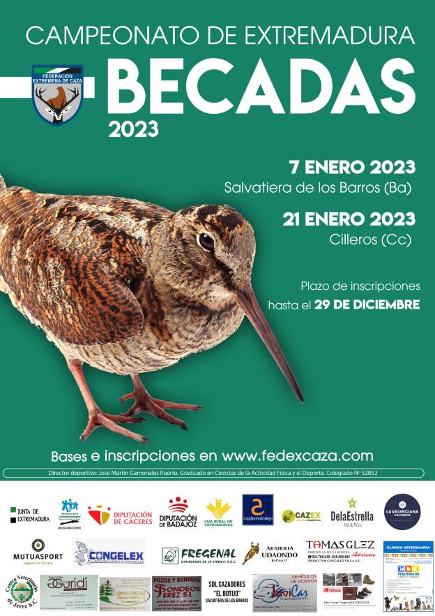 El Campeonato de Caza de Becadas se celebrará en enero de 2023