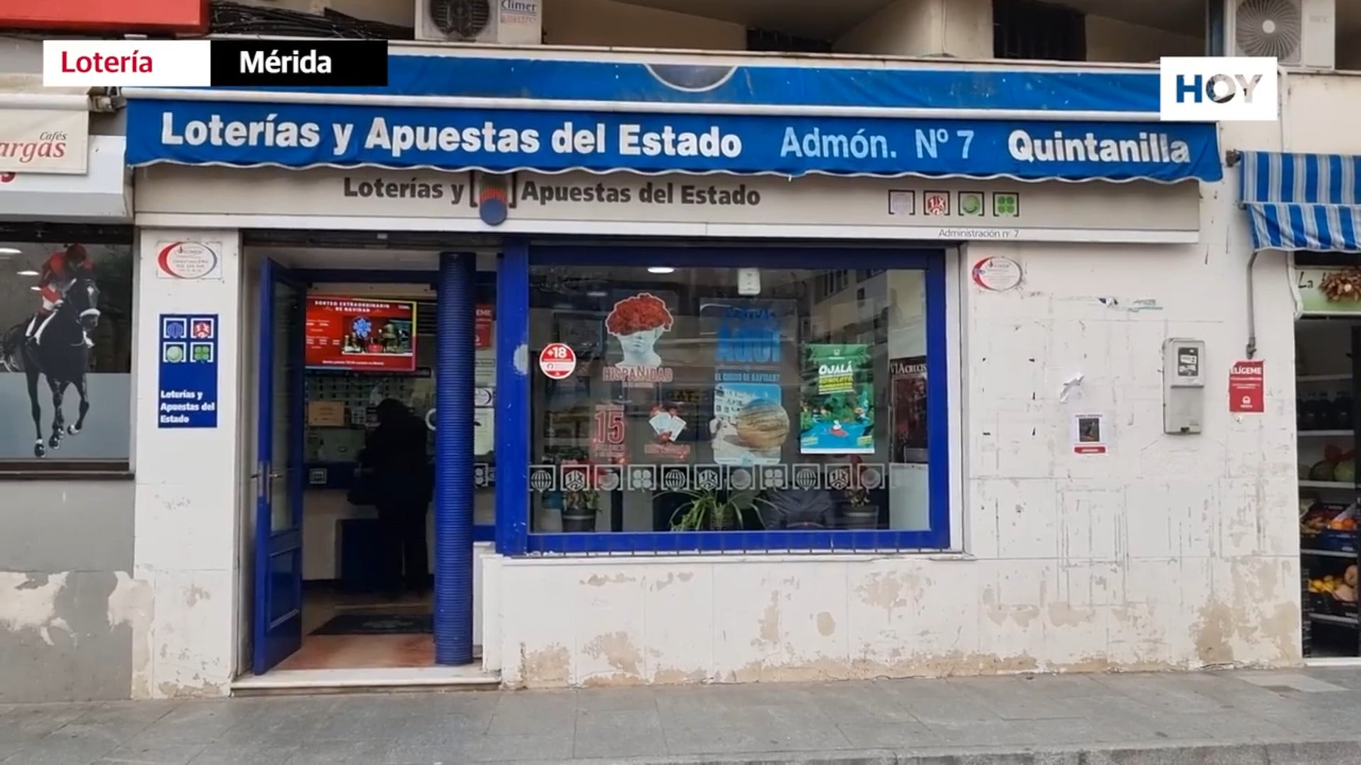 Una peña de Mérida se queda a un número del Gordo