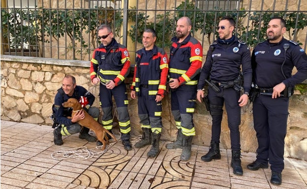 El rescate de Pucho, el mejor regalo de Navidad para una familia pacense