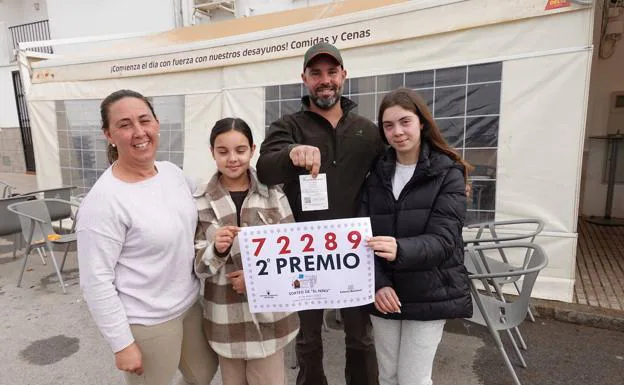 La suerte del Niño llega a Extremadura: «Lo vamos a celebrar con toda la familia»
