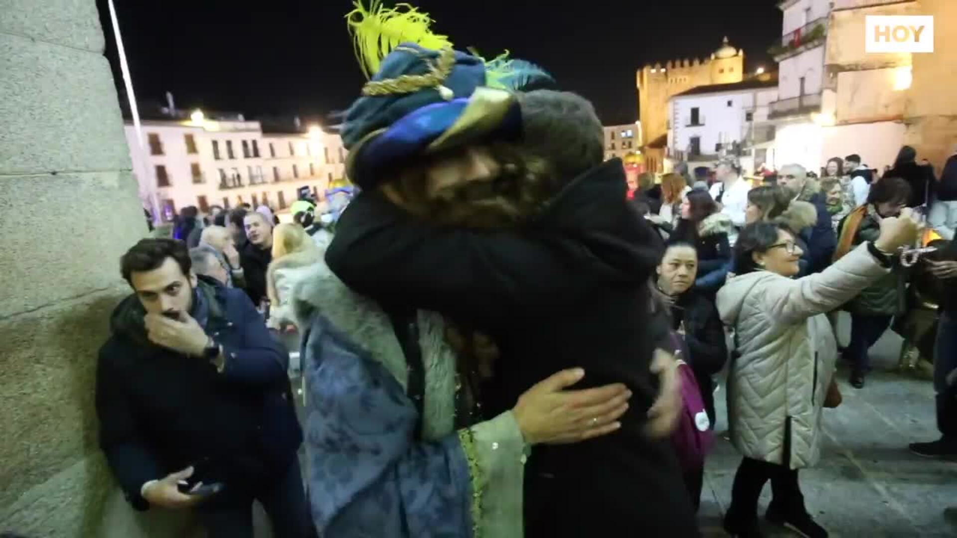 Los Reyes Magos saludan a todos los niños de Cáceres