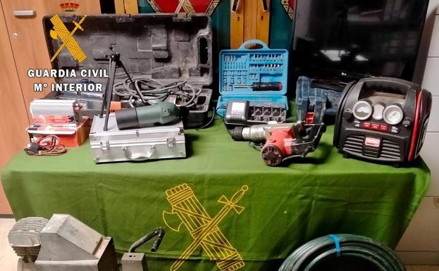 Investigado un hombre de 65 años por robar en una finca de Cuacos de Yuste