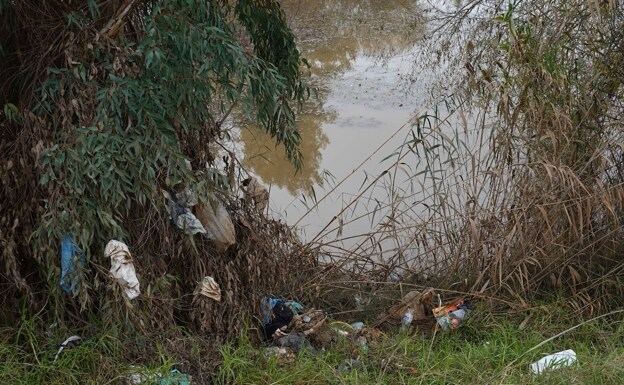 FCC retira 26 bolsas de basura del río en Badajoz tras la recogida de la CHG