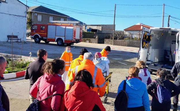 Rescatada una senderista tras caerse en el acueducto de Las Herrerías de Campillo de Deleitosa