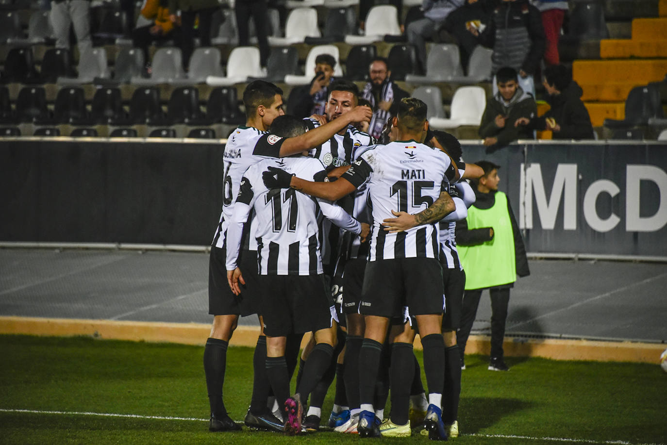 Partido del CD Badajoz contra el Alcorcón