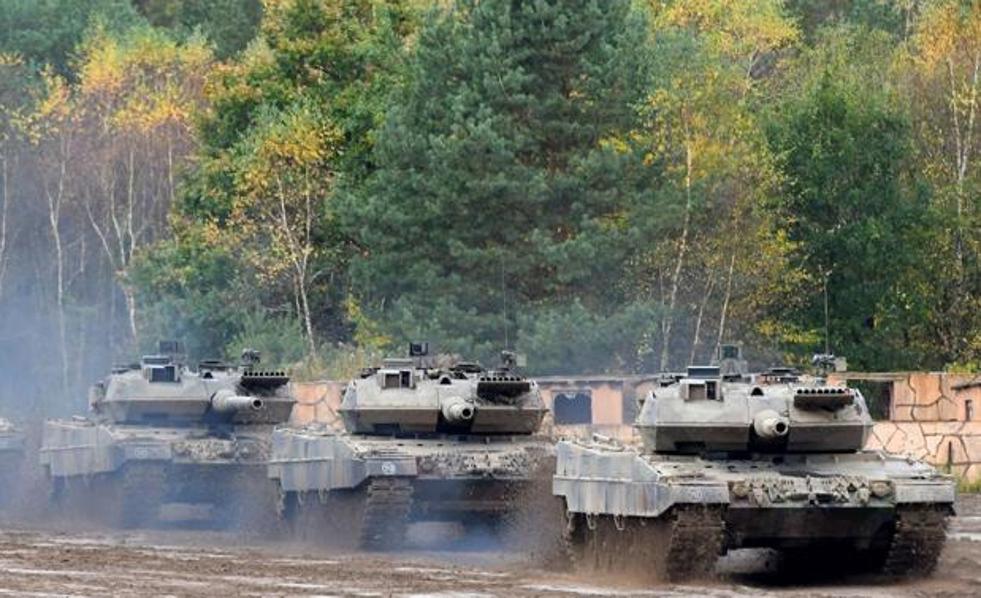 Leopard, el carro de combate que quiere Ucrania y del que Extremadura tiene 45