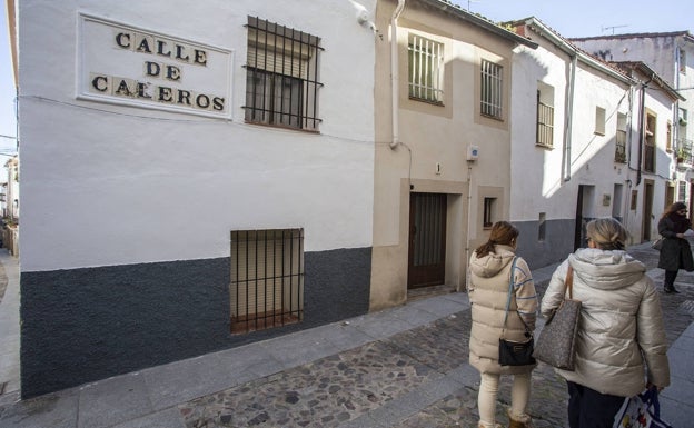 Las calles Caleros y Tenerías de Cáceres quedarán unidas por un antiguo callejón desaparecido