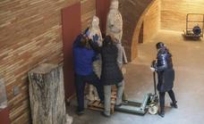 La obra no frena el trabajo en el Museo Romano