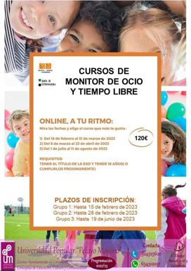 Curso online de Monitor de Ocio y Tiempo Libre